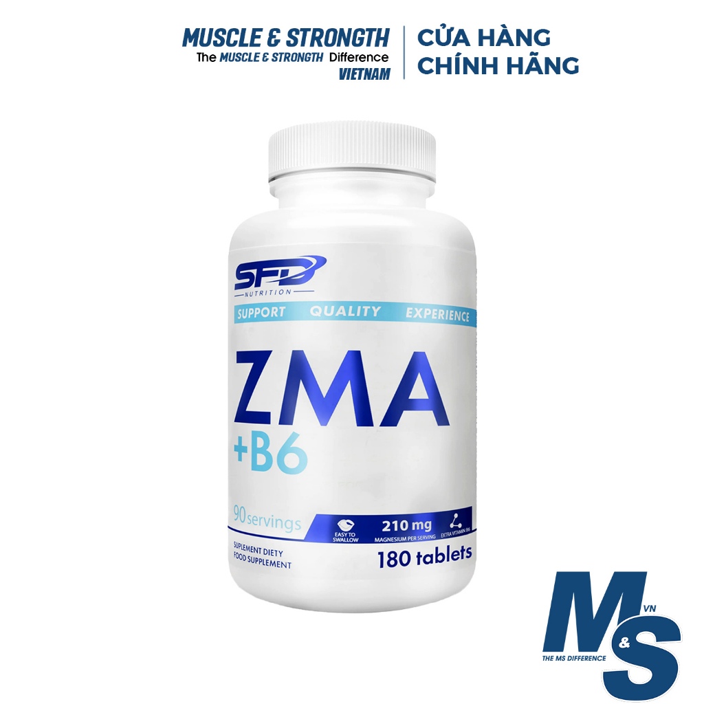 ZMA - (120 viên) SFD Nutrition Thực phẩm bổ sung
