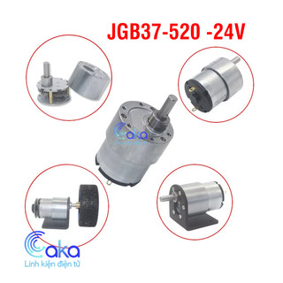 JGB37-520 - Động Cơ Giảm Tốc DC 24V 22rpm 45rpm 960rpm tùy chọn