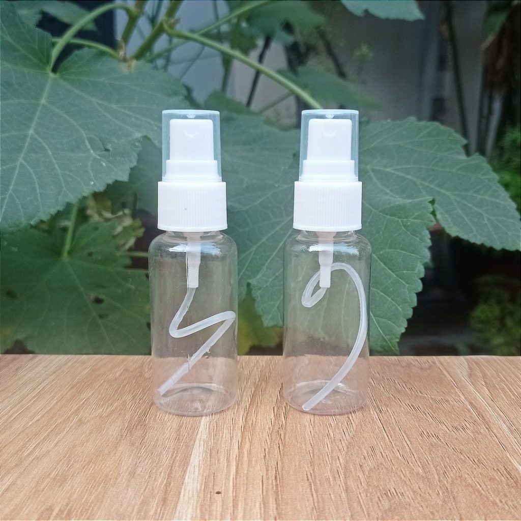 Combo 50 chai nhựa trong suốt 30ml phun sương, chai chiết mĩ phẩm 30ml