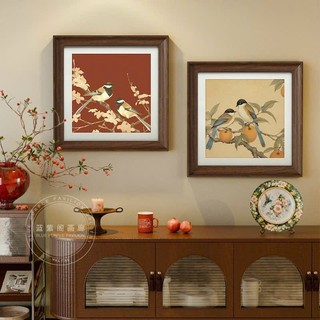  Tranh hoa và chim khung bản to cao cấp tranh in trên vải canvas tranh treo tường cao cấp tranh decor Printek 