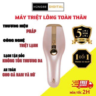 Máy triệt lông cao cấp của Pháp bảo hành 5 năm, triệt lông vĩnh viễn tại nhà . May triet long mini đa năng toàn thân