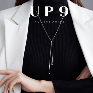  KHÔNG RỈ SÉT Vòng Cổ Titan Dây Dài 2 Vạt Dây Kéo cá tính  dây chuyền titan dài khí chất TT33 