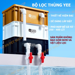  Bộ Lọc thùng YEE + Bơm + Vật liệu lọc Baki cho Hồ cá cảnh | Dễ dàng Lắp đặt 