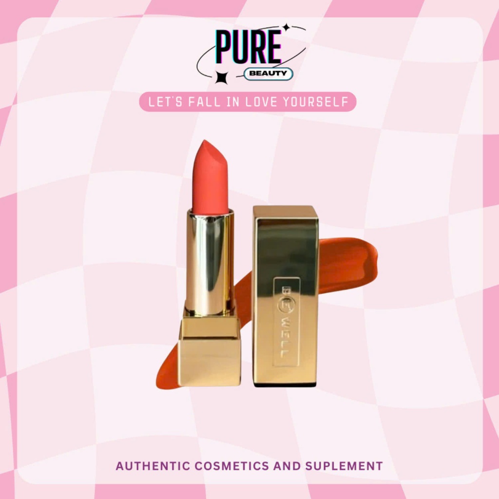 BE'WELL Love Sweet Matte Limited Edition - Son Thỏi Lì Siêu Mịn - 789 (Sunset Red)