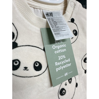 [Au.th]Bộ nỉ nhung sơ sinh H&M sz 0-9M