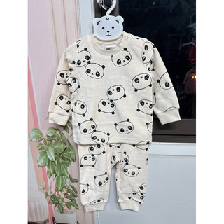 [Au.th]Bộ nỉ nhung sơ sinh H&M sz 0-9M