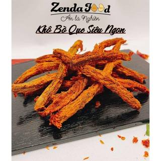  Khô Bò Que ZENDAFOOD ăn vặt siêu ngon túi 250g 