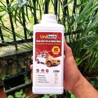 Nước Rửa Xe Bọt Tuyết Không Chạm UNITECH 1L, Dung Dịch Rửa Xe Không Chạm Siêu Mạnh