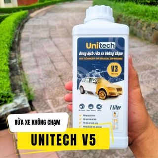 Nước Rửa Xe Bọt Tuyết Không Chạm UNITECH 1L, Dung Dịch Rửa Xe Không Chạm Siêu Mạnh