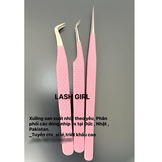 Sét Nhíp Hồng Paster Cao Cấp
