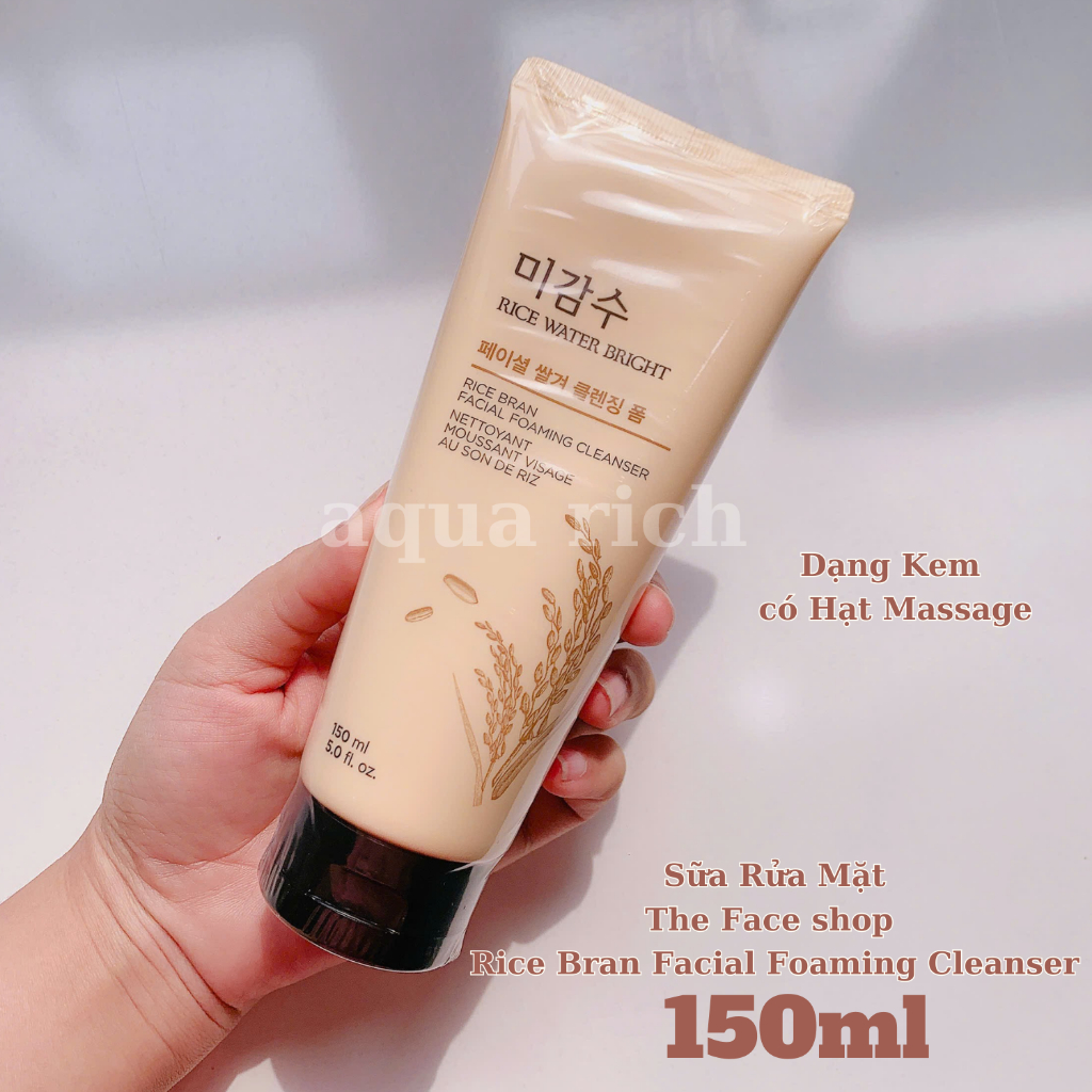 Sữa Rửa Mặt The Face Shop Gạo Rice Water Rice 100ml - 150ml - 300ml [Có Hạt - Không Hạt] | BigBuy360 - bigbuy360.vn