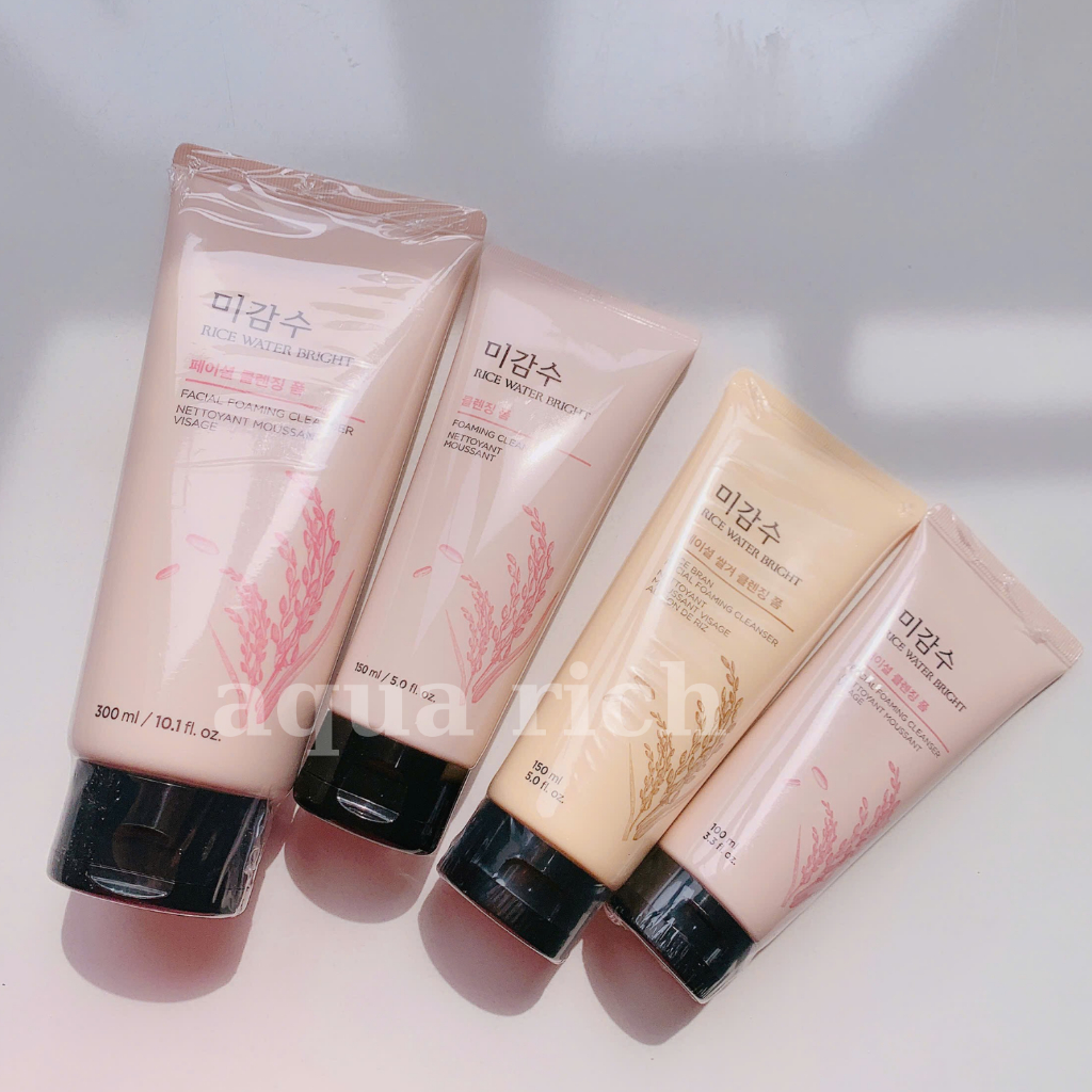 Sữa Rửa Mặt The Face Shop Gạo Rice Water Rice 100ml - 150ml - 300ml [Có Hạt - Không Hạt]