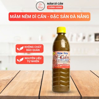 Mắm Nêm Dì Cẩn Chai 500ML Say Nhuyễn Chính Gốc Đệ Nhất Mắm Nêm - Cá Cơm Thơm Ngọt Đậm Vị Quê Hương