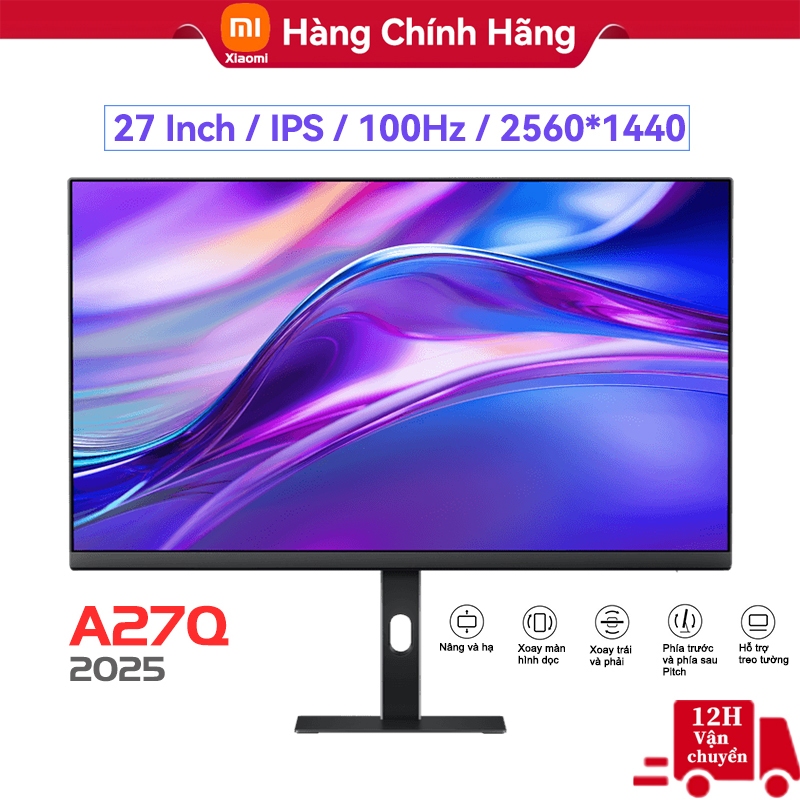 Màn hình Redmi A27Q 2025 27 Inch full HD, 2k / IPS / 100Hz / 2560*1440--Màn hình siêu mỏng--Màn mới 