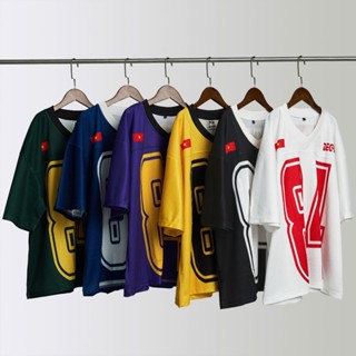 Áo thun số 84 Degrey Jersey cổ tim in hình thời trang thể thao nam nữ