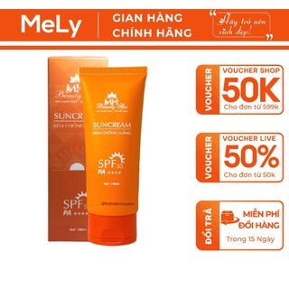 Kem Chống Nắng Vật Lý MH Beauty Spa 100ml Ngừa Tia UVA UVB Bảo Vệ Da Toàn Diện 