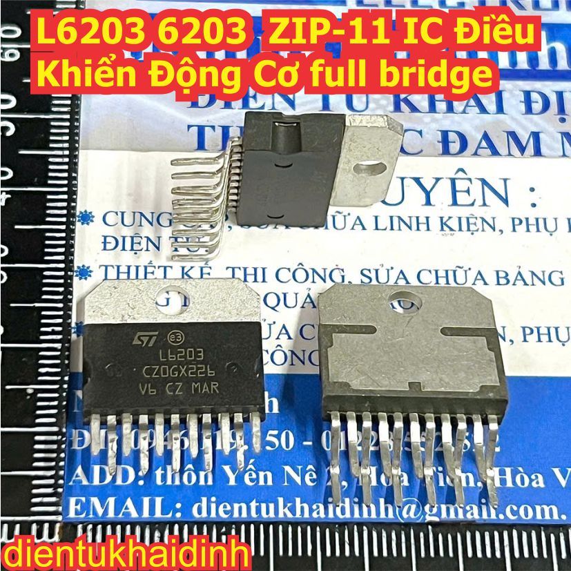 L6203 6203 ZIP-11 IC Điều Khiển Động Cơ full bridge kde0086