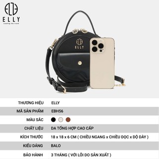 [Quà tặng giáo viên cao cấp sang trọng] BALO NỮ THỜI TRANG ELLY – EBH56