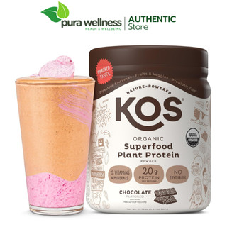  Bột KOS Organic Plant Based Protein Powder Chocolate 390g 