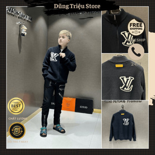 Áo Khoác Nam Eo Vì Logo Ngực Lưng Chất Len Mẫu Mới 2024 - Áo Khoác Len Eo Vì Siêu Ấm Siêu Đẹp