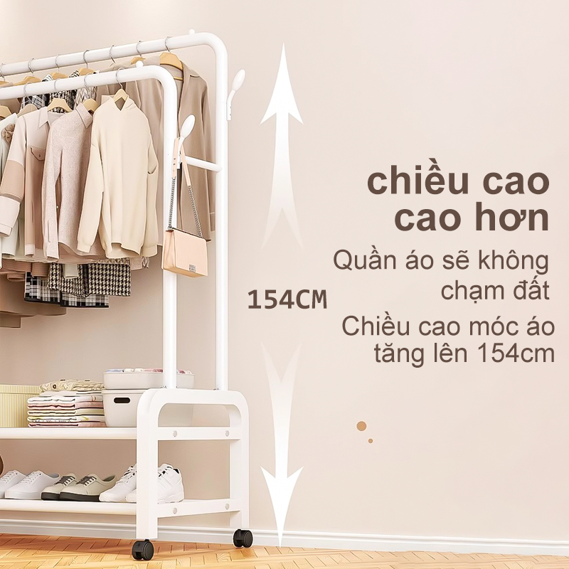 𝐎𝐥𝐢𝐟𝐞 Kệ Treo Quần Áo Đa Năng Thanh treo quần áo Cao cấp thép cac bon Sắc Sào phơi Cao cấp | BigBuy360 - bigbuy360.vn
