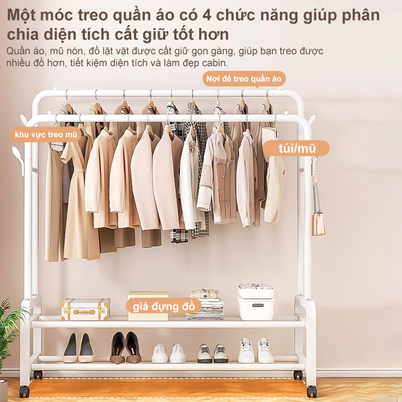𝐎𝐥𝐢𝐟𝐞 Kệ Treo Quần Áo Đa Năng Thanh treo quần áo Cao cấp thép cac bon Sắc Sào phơi Cao cấp | BigBuy360 - bigbuy360.vn