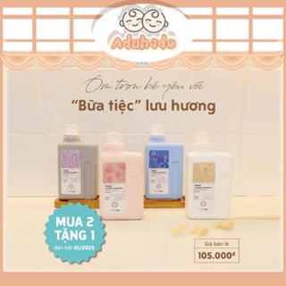 [ MOMPA ] COMBO 2 TẶNG 1 chú thích MIX MÙI Nước giặt quần áo trẻ em đa năng Organic Công Nghệ Enzyme Xanh Từ Hàn Quốc