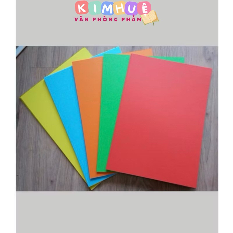 GIẤY BÌA MÀU CỨNG A4 / A3 - (COMBO 10 TỜ)