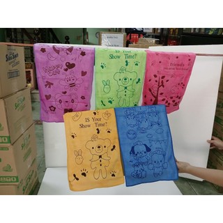 1 cái Khăn mặt 30x 50cm HÌNH THÚ CUTE siêu mềm mịn cao cấp khăn tắm
