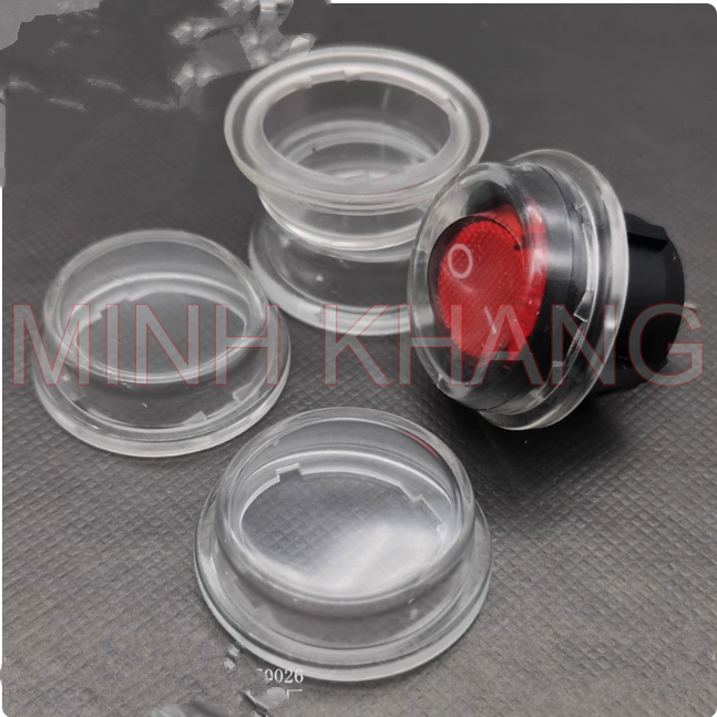 Nắp bảo vệ công tắt bập bênh tròn KCD1-105/nắp chống nước công tắc bập bênh tròn