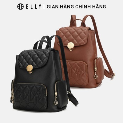 Balo nữ thời trang ELLY EBH61 da cao cấp đựng iPad balo đi học đi làm phong cách hiện đại