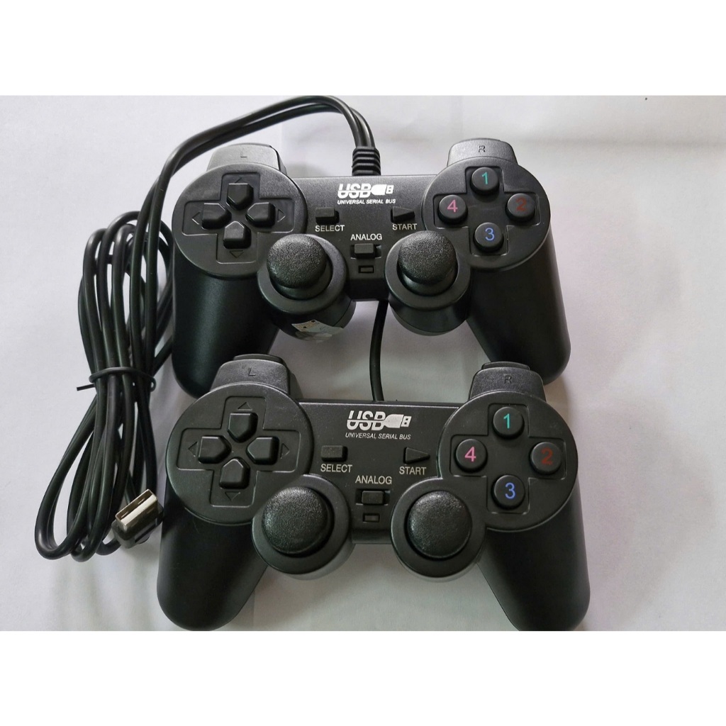 Tay game 2 người chơi có rung EW2008D , cổng usb tự nhận.