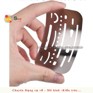 [ Sugi Art Shop ] Thước Che Tẩy - Erasing Shield - Thước Chắn tẩy