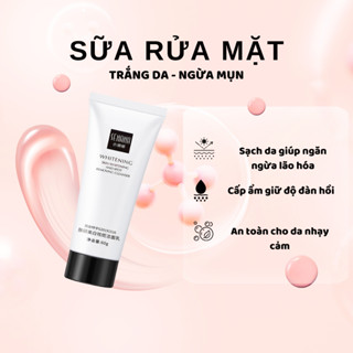 Sữa Rửa Mặt Trắng Da Senana Tuýp 60g, Sửa Rửa Mặt Sạch Mụn Kiềm Dầu Se Khít Lỗ Chân Lông Đều Màu Da