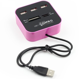 Hub USB combo đọc thẻ nhớ đa năng