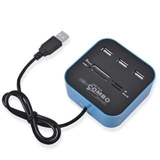 Hub USB combo đọc thẻ nhớ đa năng
