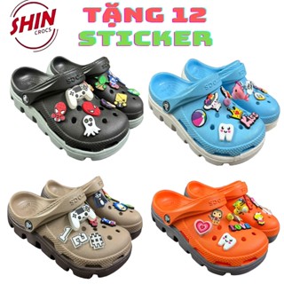 Dép Cross Khủng Long Sục Duet 2 Màu Thời Trang, Sục Bít Đầu Dép Duet Cá Tính Phong Cách [ DUET ]