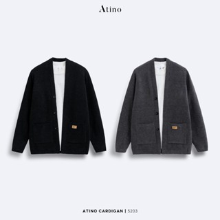 Áo Khoác Cardigan nam ATINO dày dặn ấp áp thời trang Hàn Quốc form Regular XL.2.5203