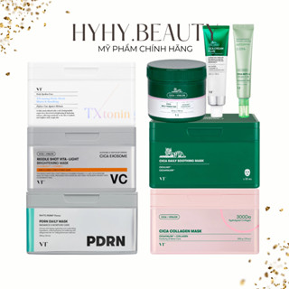Hộp 30 miếng mặt nạ VT CICA DAILY SOOTHING, COLLAGEN, RETI - A, TX Daily Mask