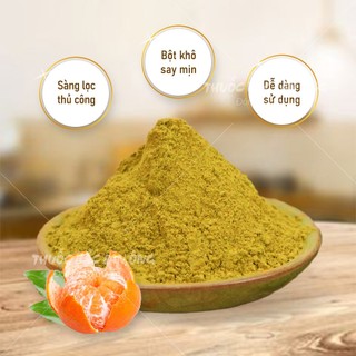 Bột trần bì 500g, bột vỏ cam quýt, nguyên chất, thơm mịn, bột đắp mặt, pha uống giảm ho, tiêu đờm