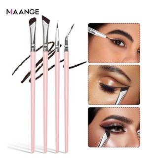 MAANGE Bộ 4 Cọ Trang Điểm Mắt Bút Kẻ Mắt Phấn Mắt Cọ Tạo Đường Viền Cọ Tằm Dụng Cụ Trang Điểm Mắt 51594