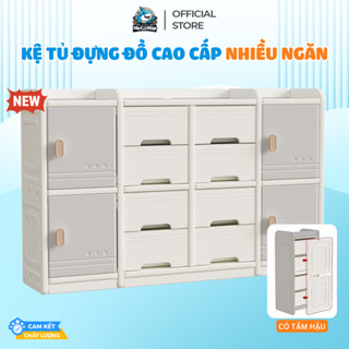 [Có Tấm Hậu] Kệ Đựng Đồ Cao Cấp Nhiều Ngăn Dày Dặn Cho Bé, Kệ Tủ Sơ Sinh Đa Năng Dung Tích Lớn