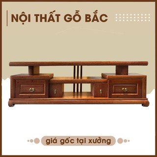 Kệ ti vi gỗ chất lượng cao, vân hương đá siêu sắc nét, kích thước đa dạng từ 1m2 đến 2m4