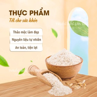 Bột yến mạch 100g, nguyên chất, bột đắp mặt dưỡng trắng da, cấp ẩm, giảm thâm mụn, chống lão hóa