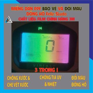 Miếng Dán PPF Lên Màu Và Bảo Vệ Đồng Hồ VF Feliz Sludo
