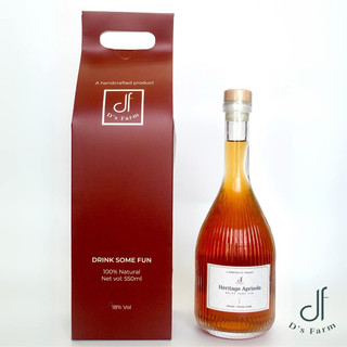  Mơ má đào D’s Farm - Lên men từ mơ má đào Mộc Châu - Chai 550ml 