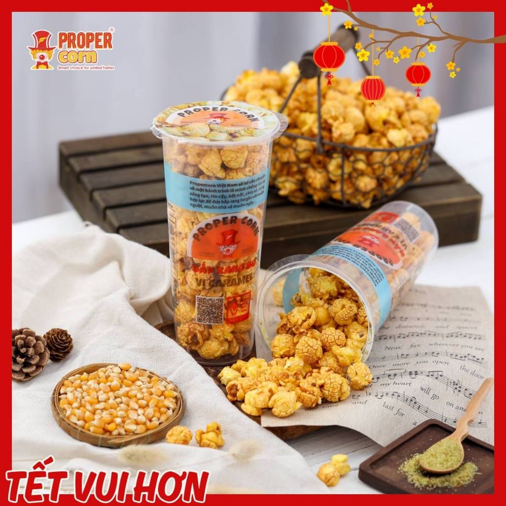 Bắp rang bơ Proper Snack - vị Caramen