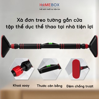 Thanh Tập Xà Đơn Treo Tường Gắn Cửa, Dụng Cụ Tập Gym Thể Dục Tại Nhà Tăng Cơ Bắp, Tập Cơ Bụng