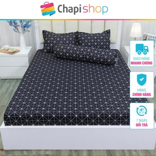 [SALE]Combo 3 món-Ga, drap giường cotton poly thay thế vải nhập hàng loại 1 cao cấp dễ thương màu sắc nét