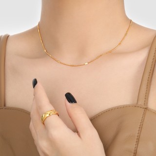 Dây Chuyền, Vòng Cổ Titan Không Đen Gỉ Trơn Basic | CHOU ACCESSORIES |